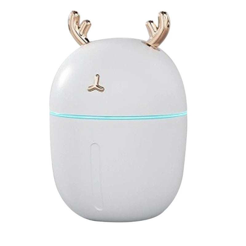 Portable 300Ml for Nano Mini Humidifier Antlers Quiet USB Air Diffuser Fogger Maker Sprayer with LED Dropship